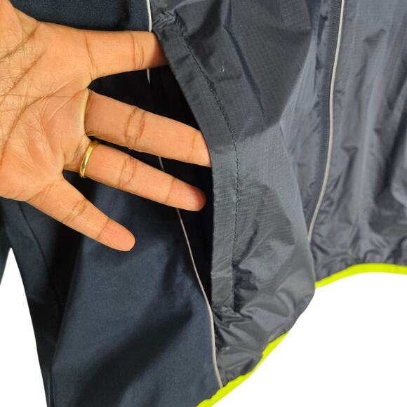 Porsche Drivers Selection Padded Windbreaker Jacket Blue Waterproof Large Mens - Picture 7 of 16